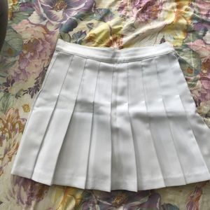 American Apparel Tennis Skirt in White